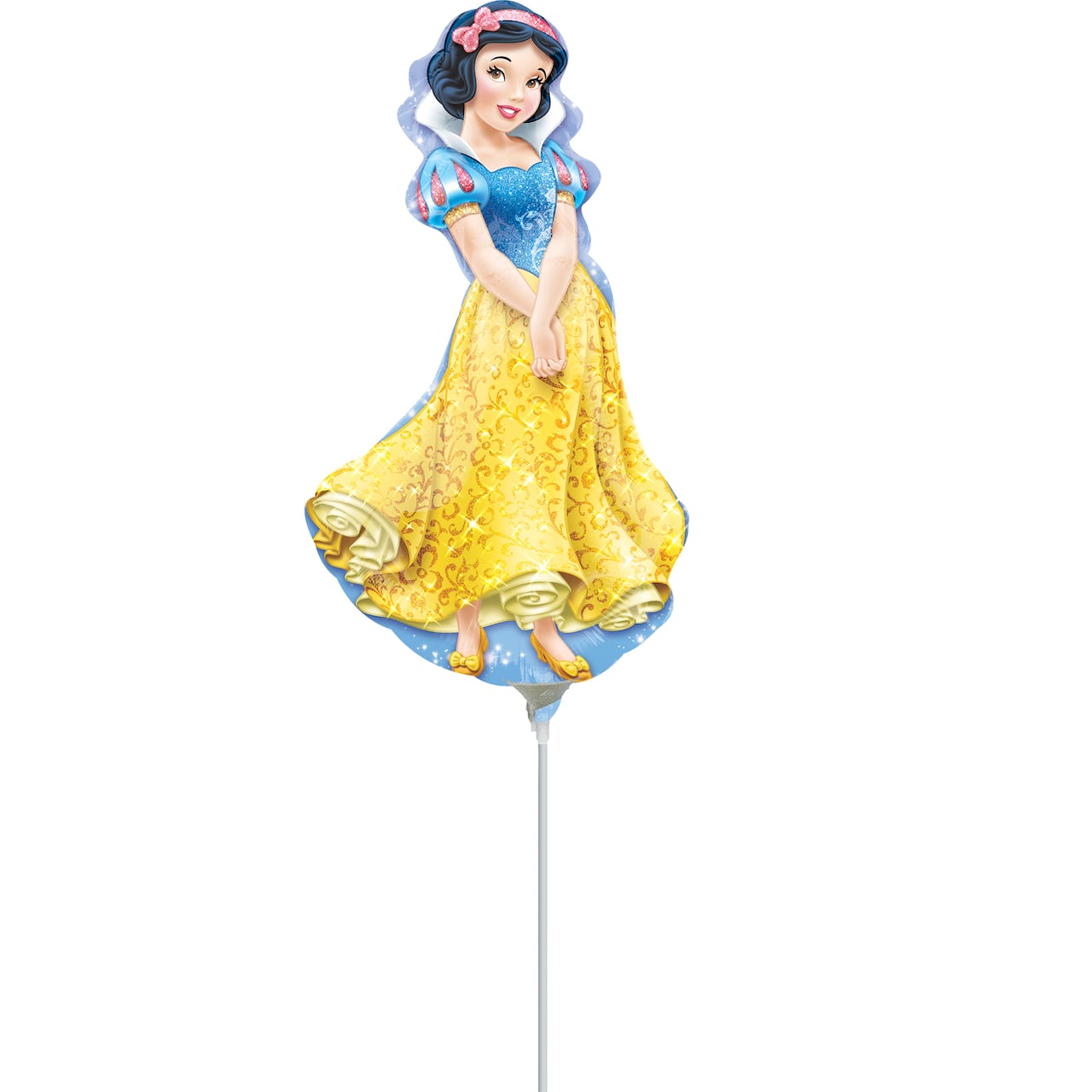 14" Snow White Princess Foil Stick Balloon